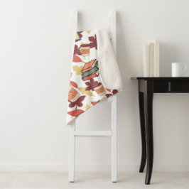 Cozy Kawaii Fall Vibes Sherpadecke