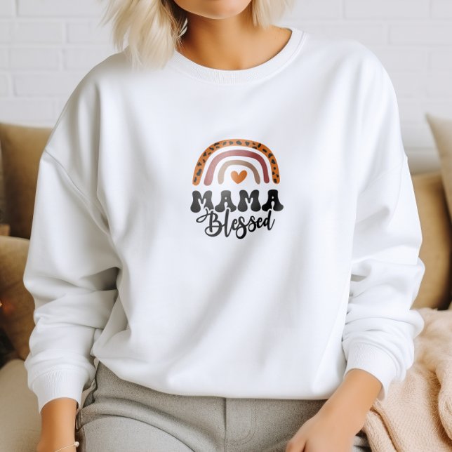Cozy Mama gesegnet Sweatshirt (Cozy Mama Blessed Sweatshirt)