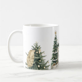 Cozy Merry Christmas Paper Plate with Winter Kaffeetasse