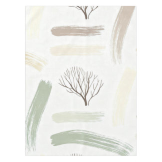 Cozy Minimal Winter Aesthetic Pattern Tischdecke