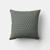 Cozy Modern Geometric Pattern Throw Pillow