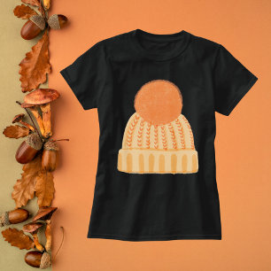 Cozy Orange Beanie T-Shirt