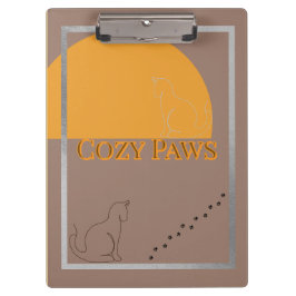 Cozy Paws Clipboard Klemmbrett