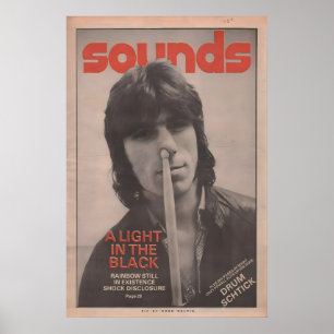 COZY POWELL Poster - 1981 orig. SOUNDS - Ritchie