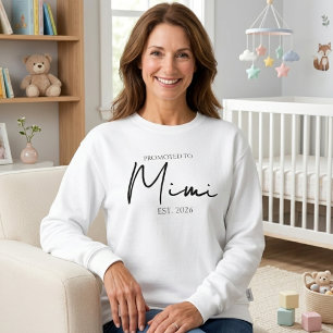 Cozy Promoted To Gigi EST Jahr Sweatshirt