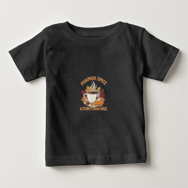 Cozy Pumpkin Spice & Everything Nice T-Shirt - Aut (Vorderseite)