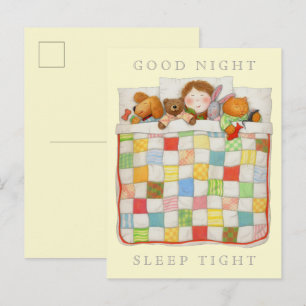 COZY QUILLE Postkarte / Gelb