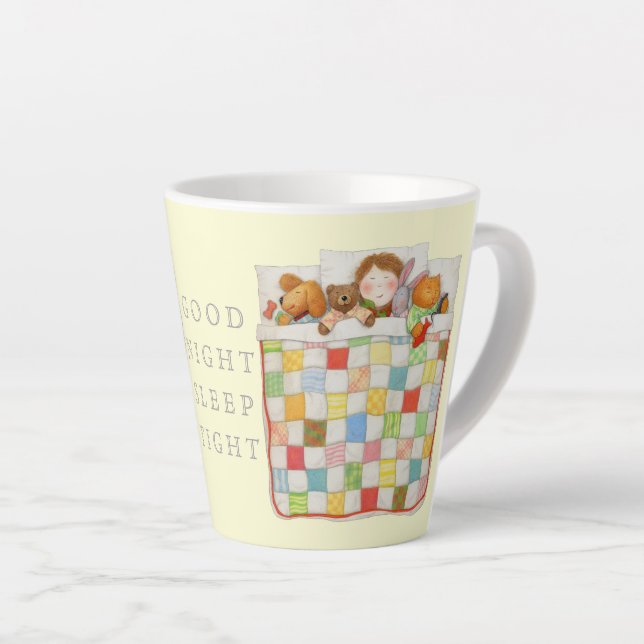 COZY QUILT Kakao Tasse + Gelb (Rechte Ecke)