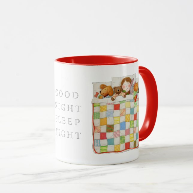 COZY QUILT Red Combo Tasse (VorderseiteRechts)