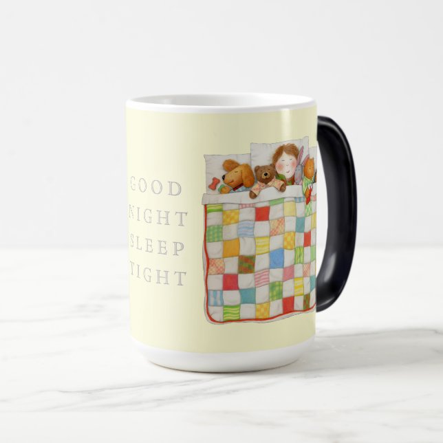 COZY QUILT Tall Morphing Tasse - Gelb (VorderseiteRechts)