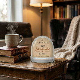Cozy Reading Corner Snow Globe Schneekugeln