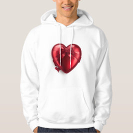Cozy Red Love Valentine Romantic Aesthetic Couple  Hoodie