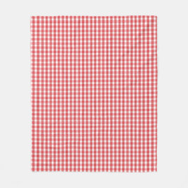 Cozy Red Plaid Rustic Christmas Cabin Fleecedecke