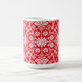 Cozy rote Feiertags-Tasse Tasse