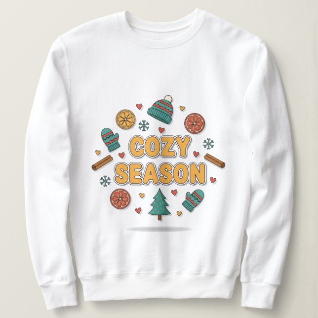 Cozy Season Holiday Elements – Style B Sweatshirt (Design vorne)