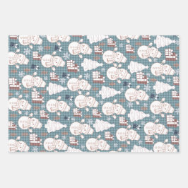 Cozy Seasonal Designs for Gifts & Home Decor Geschenkpapier Set