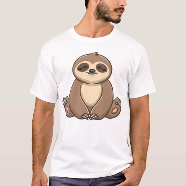 Cozy Sloth Classic T-Shirt (Vorderseite)