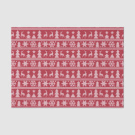 Cozy Strick-Rot gestricktes Seidenpapier