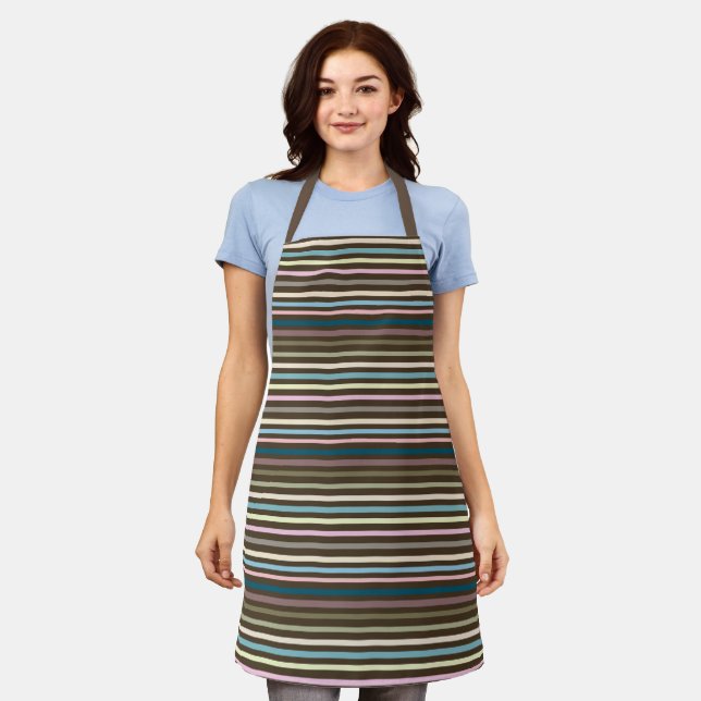 Cozy stripes apron schürze (Getragen)