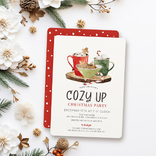 Cozy Up Cookies & Cocoa Weihnachtsfeier Einladung