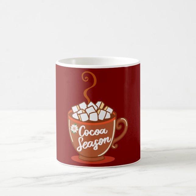 Cozy up with this sweet Cocoa Season design  Kaffeetasse (Mittel)