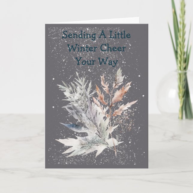 Cozy Winter Nights Colorful Card Karte (Vorderseite)