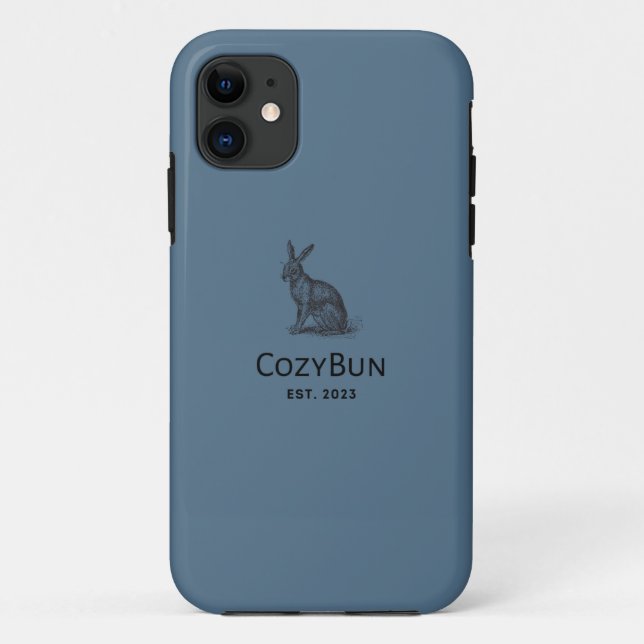 CozyBun iPhone Case (Rückseite)