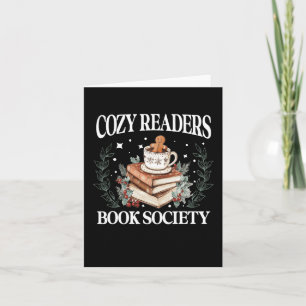 Cozyreaders Book Society bucht Weihnachtslesen Karte