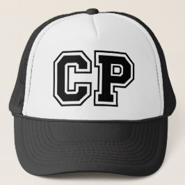 ‚CP‘ Monogramm Truckerkappe