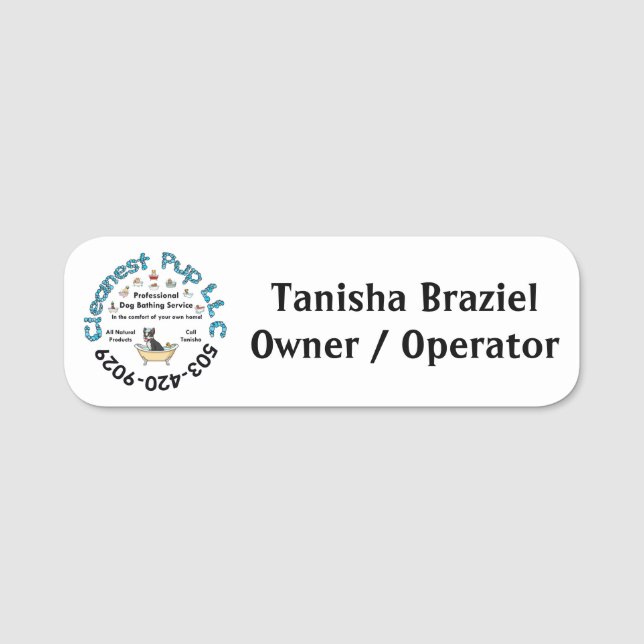 CP NAMETAG NAMENSSCHILD (Vorderseite)