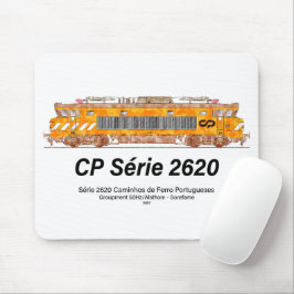 CP Serie 2620 Elektrische Lokomotive. Nez-Casse Lo Mousepad