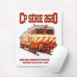 CP Serie 2620 Elektrische Lokomotive. Nez-Casse Lo Mousepad