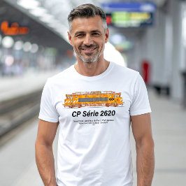CP Serie 2620 Elektrische Lokomotive. Nez-Casse Lo T-Shirt
