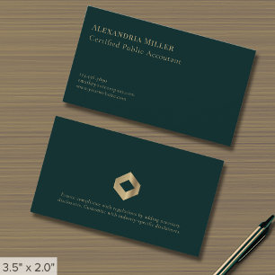 CPA Accountant Business Card mit rechtlicher Offen Visitenkarte