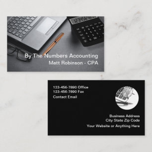 CPA Accountant Moderne Visitenkarten Visitenkarte