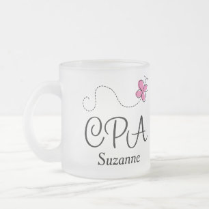 CPA Buchhalter-personalisiertes Tassen-Geschenk Mattglastasse