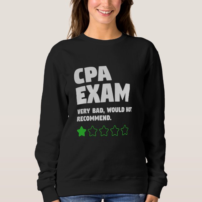 CPA Buchprüfer - Steuerzertifizierte öffentliche S Sweatshirt (Vorderseite)