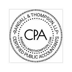 CPA Cert Public Accountant Company Name URL #51 Permastempel
