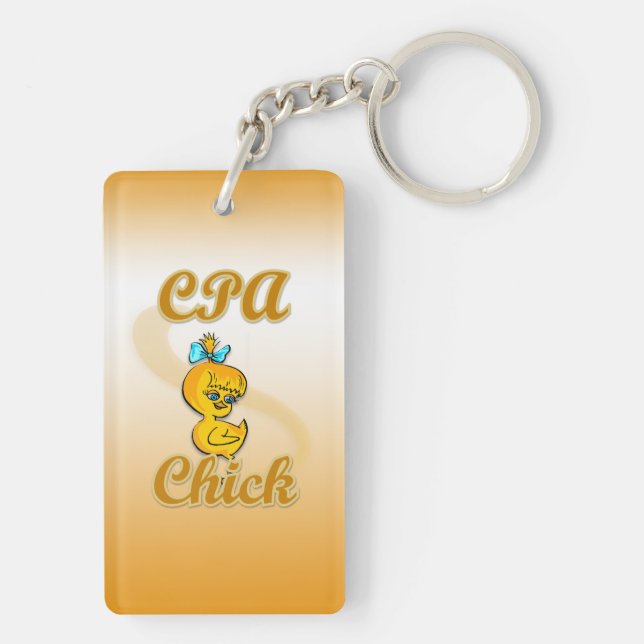 CPA Chick Schlüsselanhänger (Rückseite)