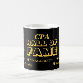 CPA Exam Pass Hall of Fame Add Name Joke Geschenk Kaffeetasse