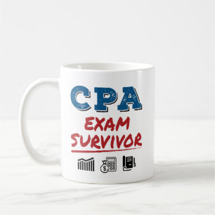 CPA Exam Survivor Kaffeetasse