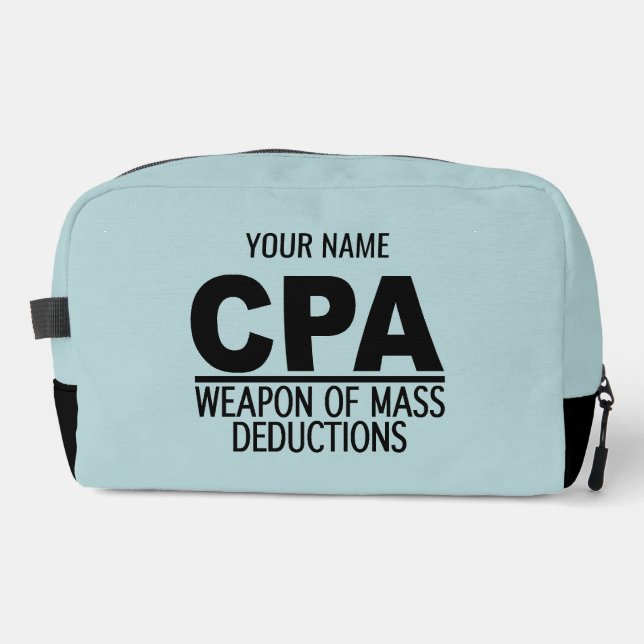 CPA individuelle Name und Farbe Waschbeutel (Vorderseite)