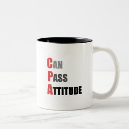 CPA: Kann Haltung führen Zweifarbige Tasse