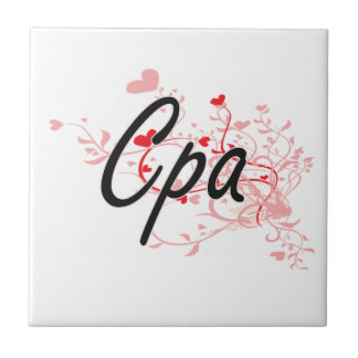 Cpa künstlerischer Job-Entwurf mit Herzen Fliese
