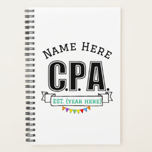 CPA Planer Buchhalter Personalisiertes Geschenk