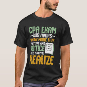 CPA Prüfung Buchhaltersteuerprüfer T-Shirt