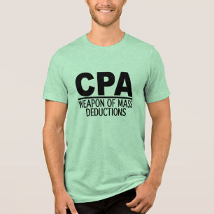 CPA-Shirt - wählen Sie Stil & Farbe Tri-Blend Shirt