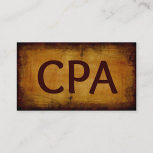 CPA-Visitenkarte Visitenkarte
