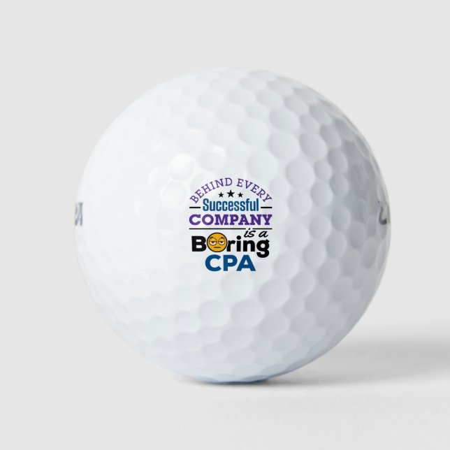 CPA zertifizierte öffentliche Wirtschaftsprüfer -  Golfball (Vorderseite)