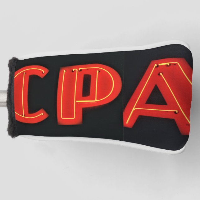 CPA - Zertifizierter Wirtschaftsprüfer Golf Headcover (Vorderseite)